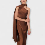 Azura - Elegante Maxivestido em Satin