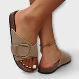 Margie - Sandálias de Cortiça para Mulheres com Design de Correia com Fivela