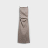 Clara - Vestido Maxi Fluido em Mistura de Linho