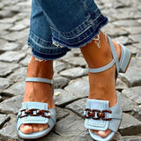 Azzurra | Elegantes Sandálias de Verão
