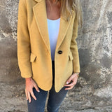 ROSIE | Casaco Casual com Mangas Longas e Lapela