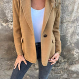 ROSIE | Casaco Casual com Mangas Longas e Lapela