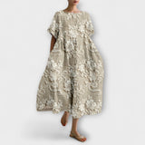 Aurora - Vestido com Padrão Floral
