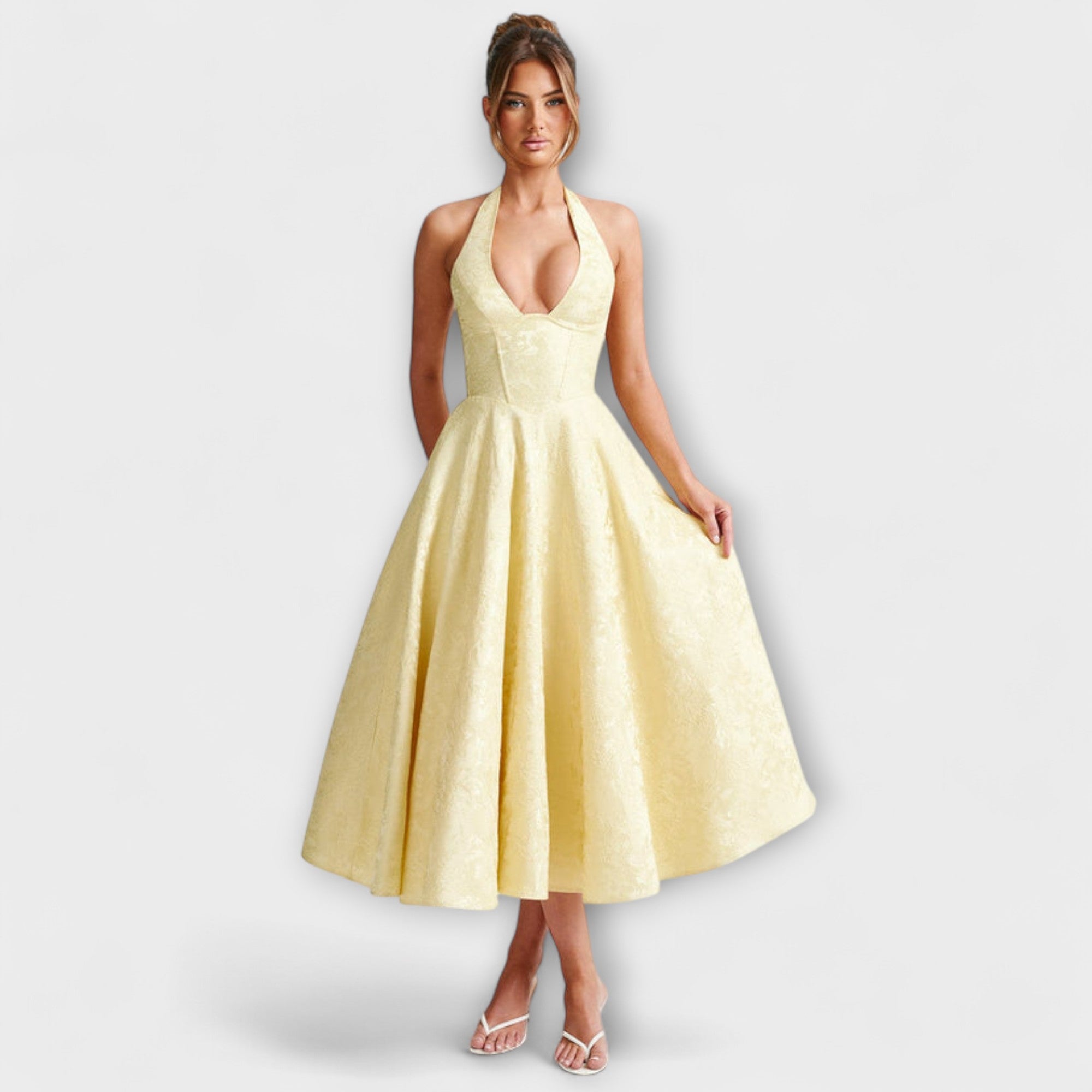 Catalina - Vestido Midi Romântico