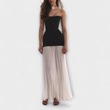Isolde - Elegante saia plissada clássica em conjunto