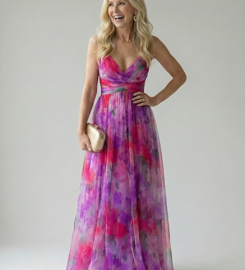 Isel | Vestido Maxi Soft Wrap