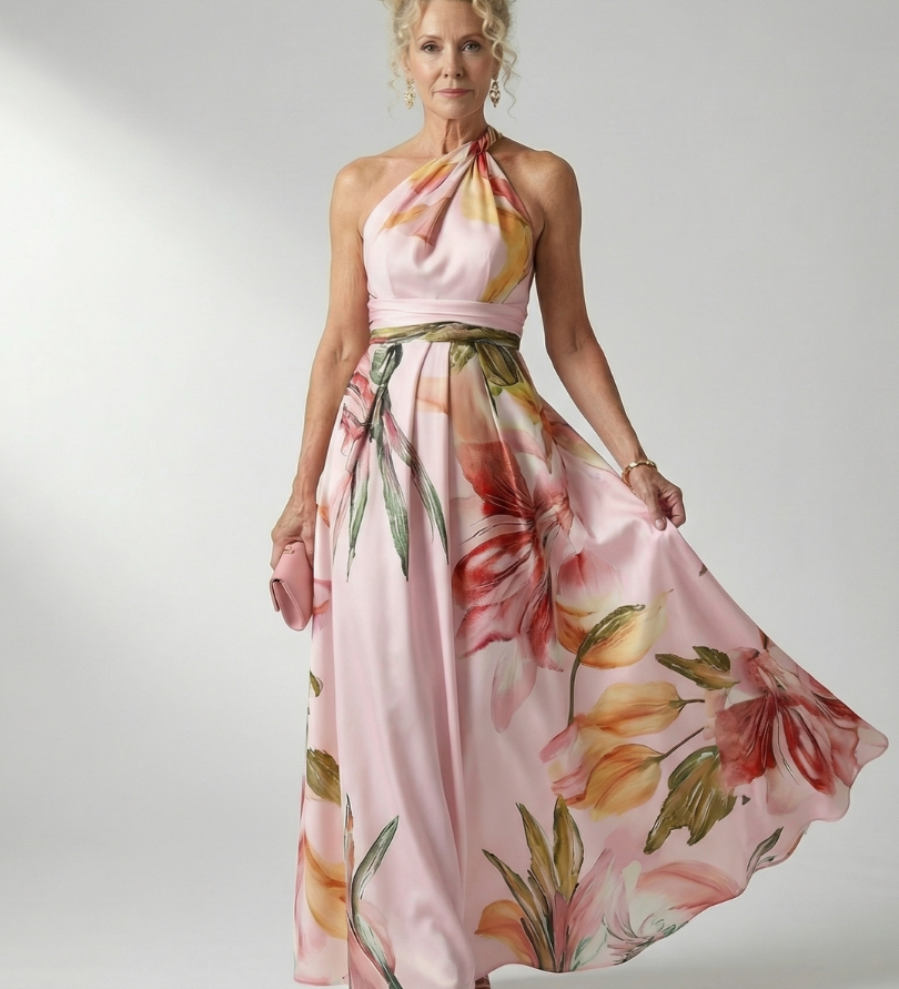 Amiel | Vestido Maxi Floral Leve