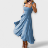 Vestido elegante sem mangas