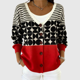 Cardigan de Malha Confortável com Botões