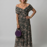 Calen | Vestido Midi Off-Shoulder