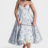 Mélie – Vestido de Verão Leve com Detalhe de Corpete