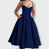 Mélie – Vestido de Verão Leve com Detalhe de Corpete