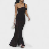 Margot - Vestido Maxi de Ombro Caído