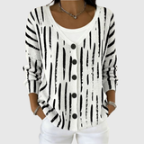 Cardigan de botão confortável