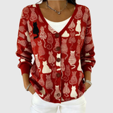 Cardigan com Botão Confortável