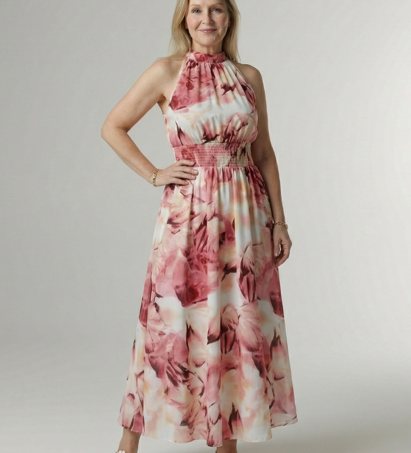 Sylin | Vestido Midi com Alças Reunidas