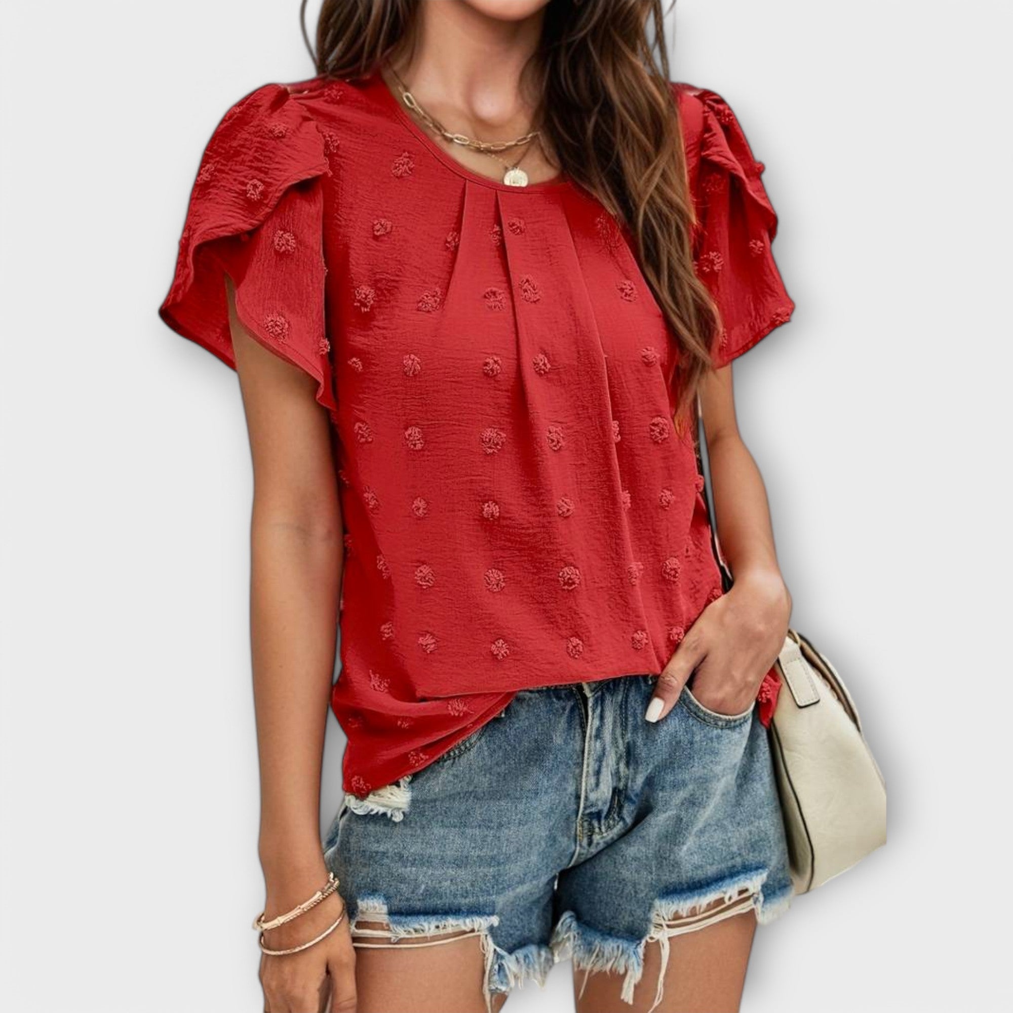 Charlotte - A blusa perfeita de bolinhas