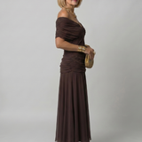 Calen | Vestido Midi Off-Shoulder