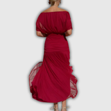 Florendra | Vestido floral longo com decote em V