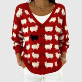 Cardigan confortável com botões