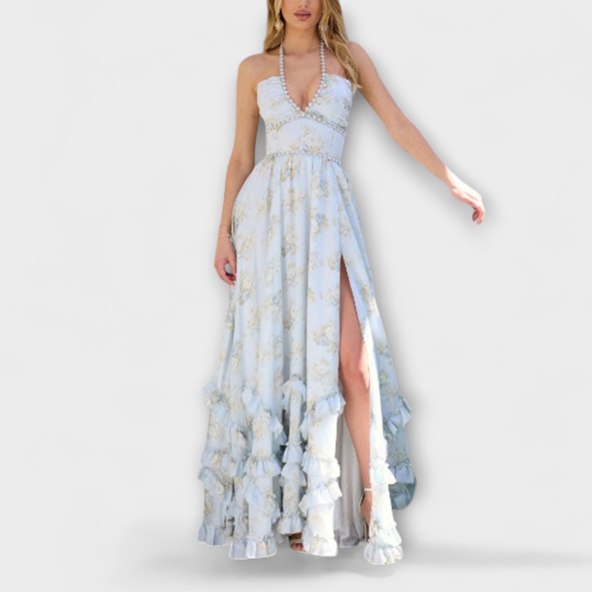 Luzie - Vestido Longo Chic e Fluido