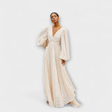 Elsa - Vestido Maxi Creme da Allegory