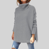 ANNELISE I Pullover Oversize com Gola Alta