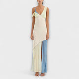 Alora - Vestido Midi Thames com Detalhe de Corte