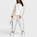 Clémence - Elegante Conjunto de Lounge em Dois Peças