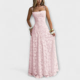 Emberly - Elegante Vestido Maxi em Jacquard