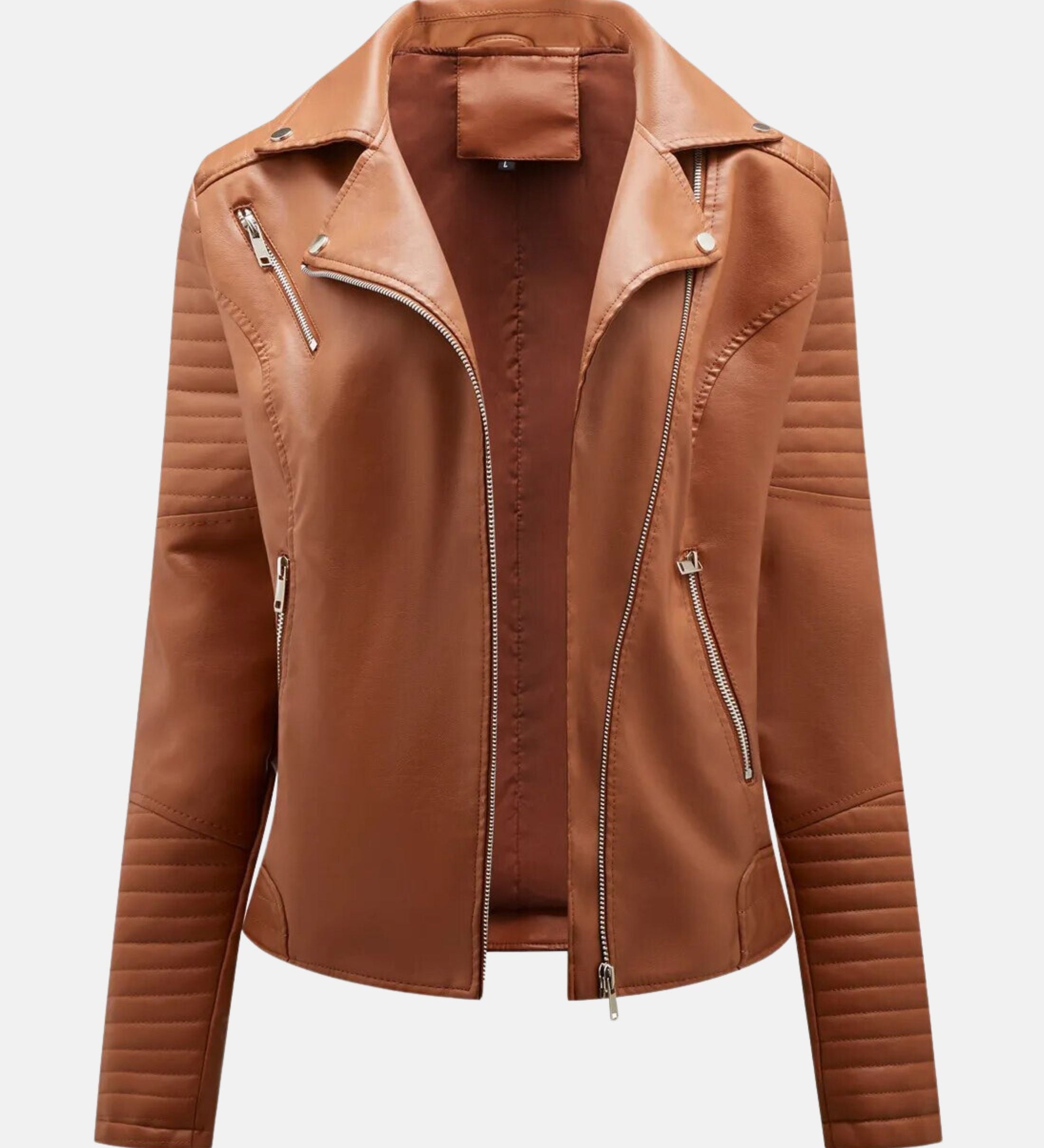Elfi | Jaqueta Biker Curta em Amarelo Sol