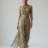 Mirelle | Vestido Midi com Alças Recolhidas