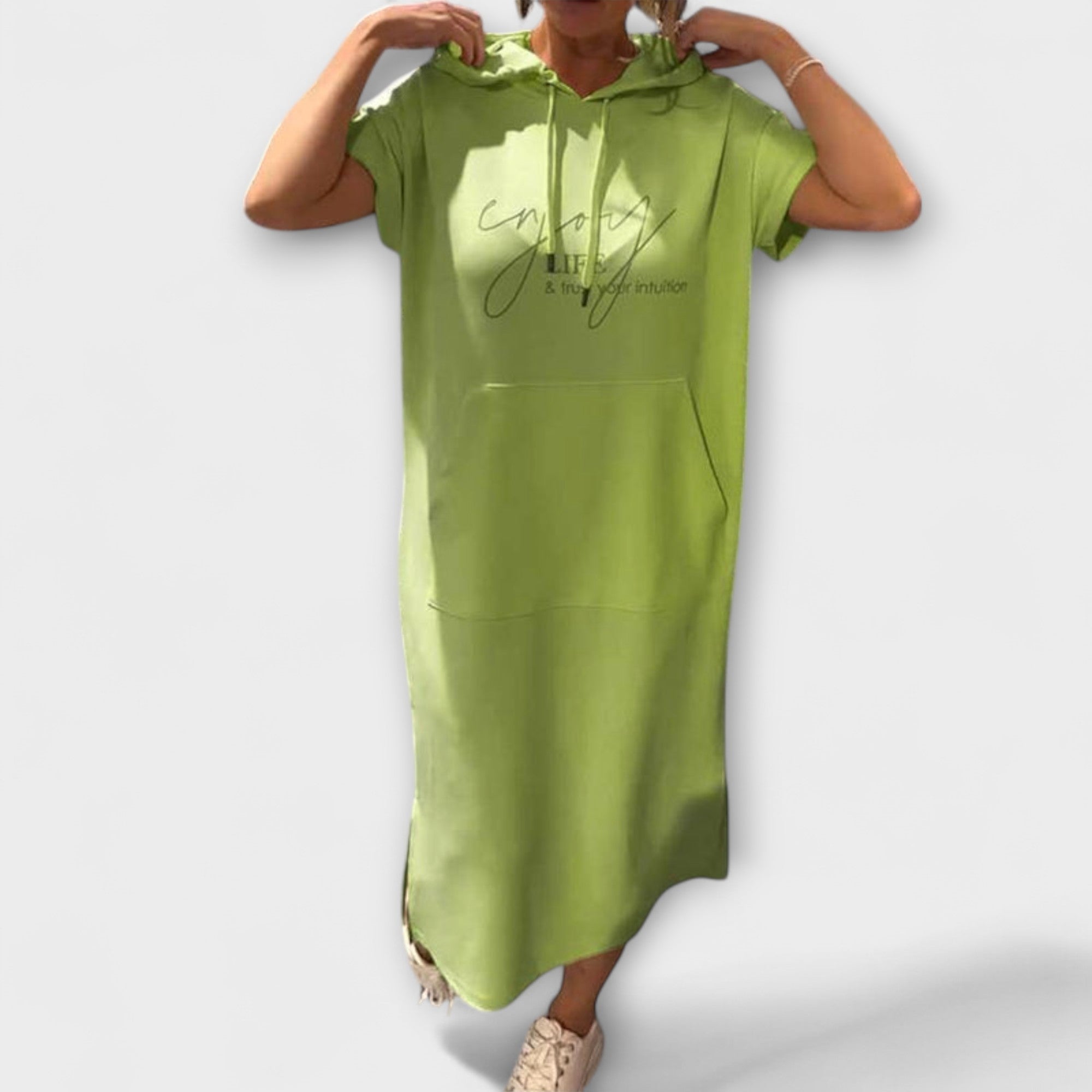 Daisy - Vestido com Capuz Relaxado