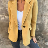 ROSIE | Casaco Casual com Mangas Longas e Lapela