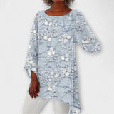 Harper - Blusa com impressão floral em cristal