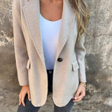 ROSIE | Casaco Casual com Mangas Longas e Lapela
