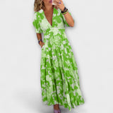 Catrisa - Vestido de Alças com Estampado Floral