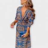 Oriana - Vestido Elegante com Mangas Longas