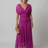 Calen | Vestido Midi Off-Shoulder