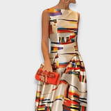 Babette - Vestido longo em tecido premium