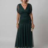 Calen | Vestido Midi Off-Shoulder
