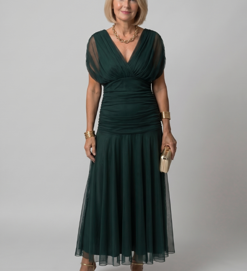 Calen | Vestido Midi Off-Shoulder
