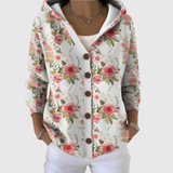 Cardigan Komfort com Capuz em Malha