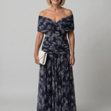 Calen | Vestido Midi Off-Shoulder