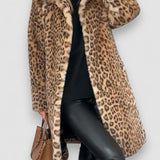 Leia - Casaco Leopardo Longo