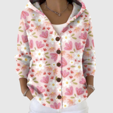 Cardigan de Malha Confortável com Capuz