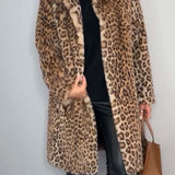 Leia - Casaco Leopardo Longo