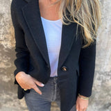 ROSIE | Casaco Casual com Mangas Longas e Lapela