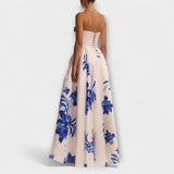 Rosalie - Elegante Maxi Vestido de Flores Off-Shoulder