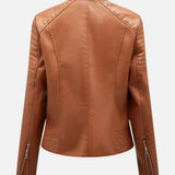 Elfi | Jaqueta Biker Curta em Amarelo Sol